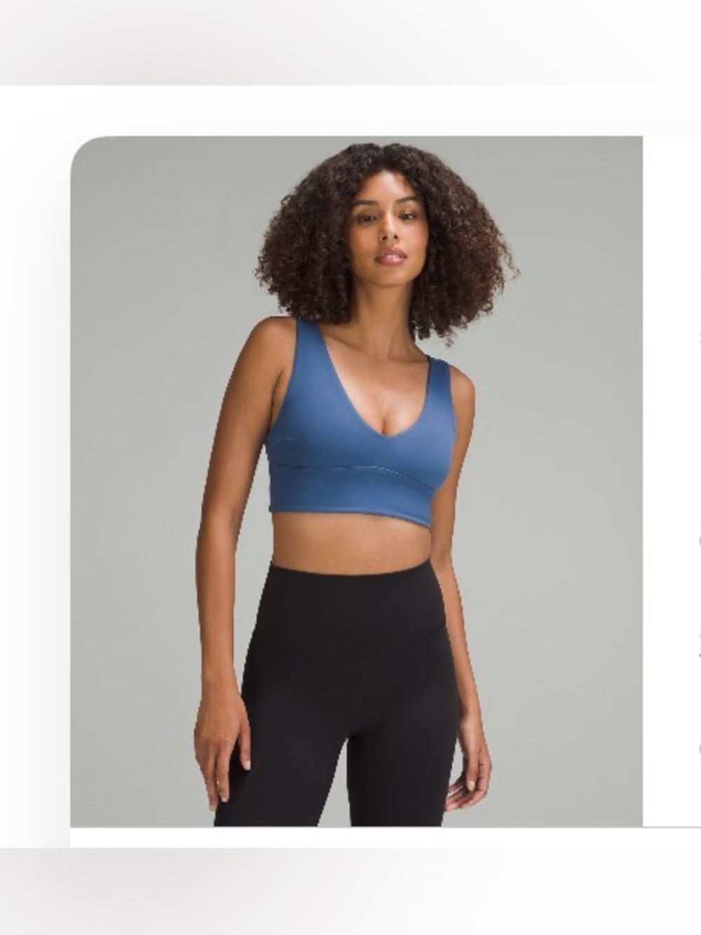lululemon athletica Align Sports Bra - Pitch Blue